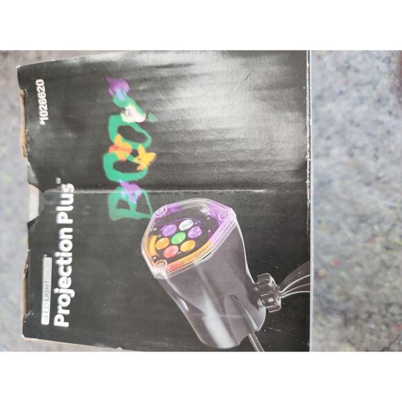 Halloween LED Light Projection Plus Whirl a Motion+Static Ghosts & Boo Gemmy NIB - Picture 3 of 3